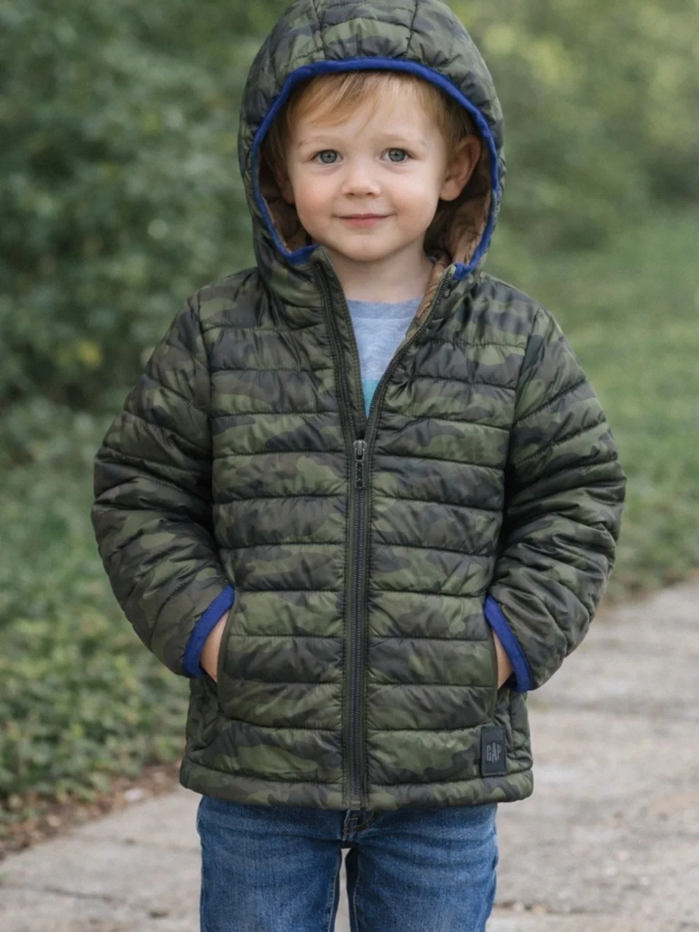 GAP Kids ColdControl Camo Puffer Jacket – XS (4/5)